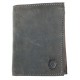 Velká šedá prostorná peněženka