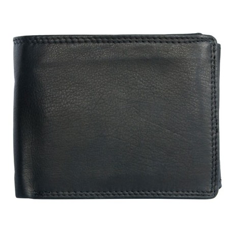 Kožená peněženka bez značek a nápisů