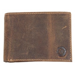 Celokožená peněženka HL z přírodní pevné kůže