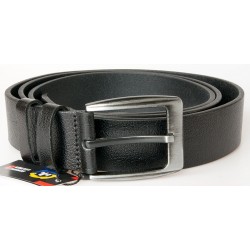 Délka 160 cm - pánský černý kožený opasek šířka 37 mm pro pas 145