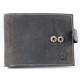 Pánská celokožená peněženka šedá HL s upínkou