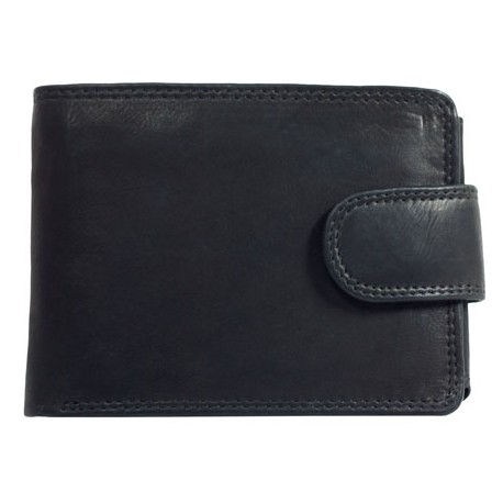 Pánská kožená pánská peněženka se sponou