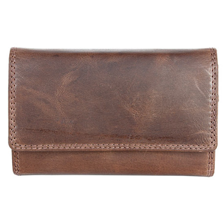 Celá kožená peněženka ze silné přírodní kůže bez značek a nápisů