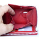 Kožená peněženka tmavě červená kvalitní celá dokola na zip s ochranou dat (RFID)
