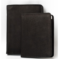 Kožená peněženka z měkké kůže vyjímatelným pouzdrem na karty