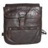Kožený baťůžek Green Valley na nošení na zádech nebo přes rameno z měkké prané kůže s látkovou podšívkou