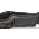 Celokožená tmavě šedá peněženka Wild s 45 cm dlouhým řetězem a karabinkou