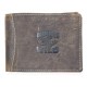 Kožená peněženka Born to be wild z přírodní pevné kůže se škorpionem