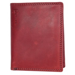 Celá kožená tmavě červená peněženka Pedro z kvalitní pevné kůže