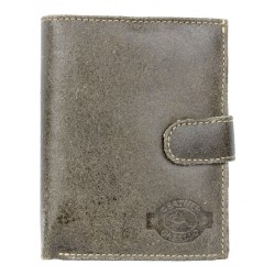 Khaki kvalitní kožená peněženka Gazello