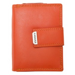 Oranžová kompaktní dámská kožená peněženka Kabana 
