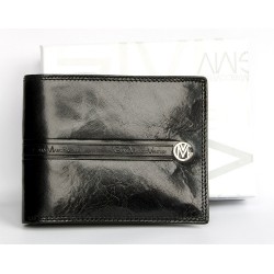 Luxusní černá pánská kožená peněženka